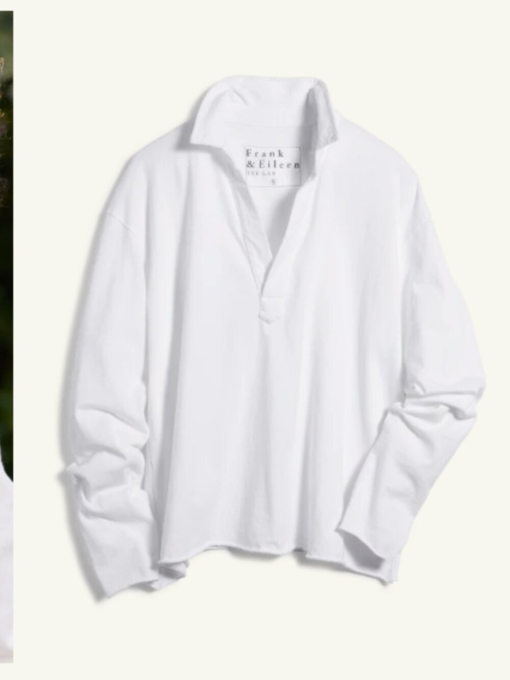Frank & Eileen Patrick Popover Henley Size XS